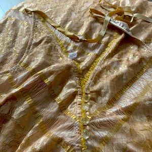 Vintage gold color dress